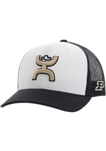 Hooey White Purdue Boilermakers 6 panel trucker w/ hooey logo Adjustable Hat