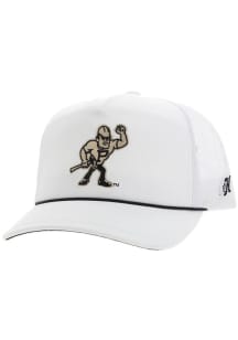 Hooey White Purdue Boilermakers 5 panel trucker w/ team logo Adjustable Hat