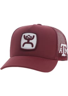 Hooey Texas A&amp;M Aggies Patch Trucker Adjustable Hat - Maroon