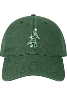 Michigan State Spartans Green Soccer Sparty EZY Youth Adjustable Hat