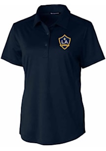 Cutter and Buck LA Galaxy Womens Navy Blue Prospect Short Sleeve Polo Shirt