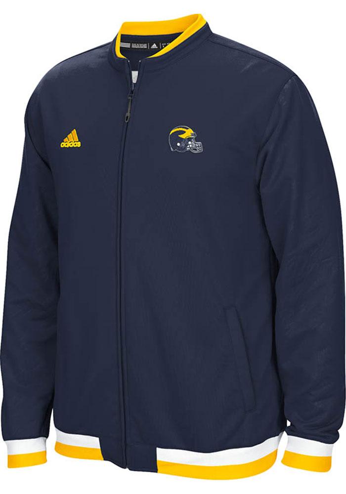 Adidas Mens BLUE Michigan Wolverines Warm-Up Track Jacket - 14852957