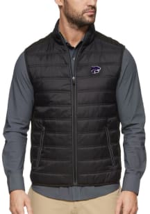 Mens Black K-State Wildcats Worthington Performance Puffer Vest