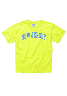 New Jersey Youth Yellow Neon Arch Short Sleeve T Shirt
