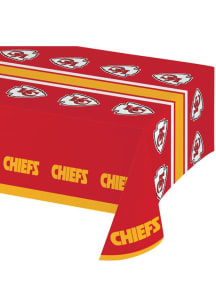 Kansas City Chiefs 54 x 108 Plastic Tablecloth