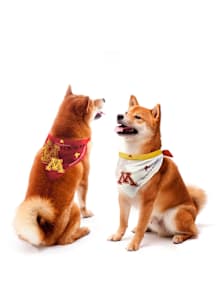 Minnesota Golden Gophers Home and Away Pet Bandana