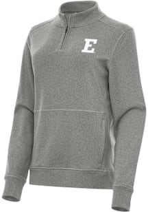 Antigua Eastern Michigan Eagles Womens Black Crush Qtr Zip