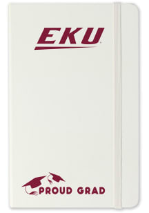 Eastern Kentucky Colonels Proud Grad team logo Notebook and Folder - White