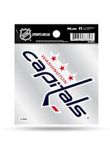 Washington Capitals 4x4 Auto Decal - Red