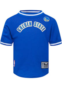 Pro Standard Golden State Warriors Toddler Blue Mesh Short Sleeve T-Shirt