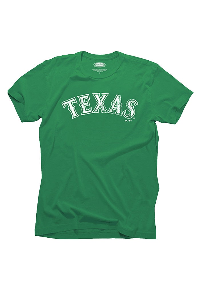 Mitchell & Ness Color Blocked SS Tee Texas Rangers