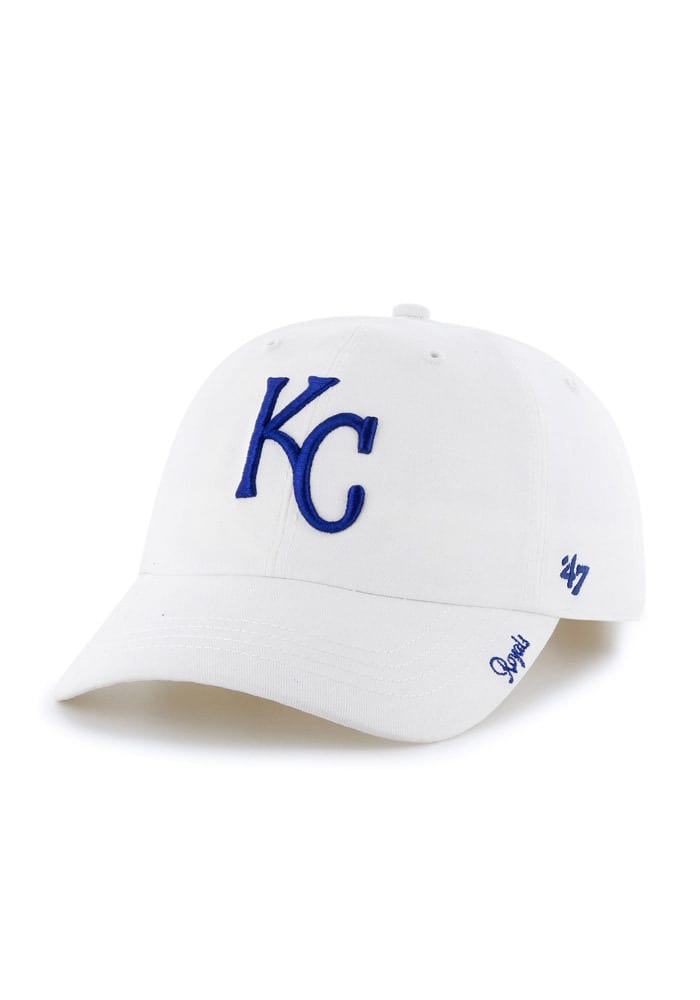 47 Kansas City Royals White Miata Clean Up Womens Adjustable Hat