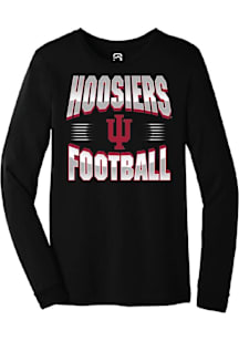 Summit Sportswear Indiana Hoosiers Black Hoosiers Football Long Sleeve T Shirt
