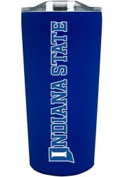 Indiana State Sycamores Team Logo 18 oz Soft Touch Stainless Steel Tumbler - Blue
