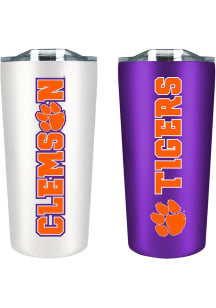 Clemson Tigers Set of 2 18oz Soft Touch Stainless Tumbler