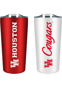 Houston Cougars Set of 2 18oz Soft Touch Stainless Tumbler