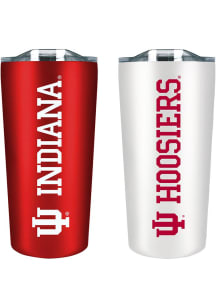 Indiana Hoosiers Set of 2 18oz Soft Touch Stainless Tumbler