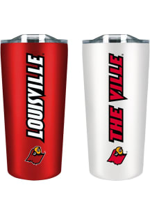Louisville Cardinals Set of 2 18oz Soft Touch Stainless Tumbler