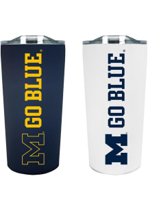 Michigan Wolverines Set of 2 18oz Soft Touch Stainless Tumbler