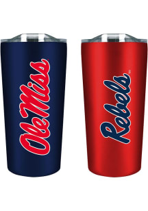 Ole Miss Rebels Set of 2 18oz Soft Touch Stainless Tumbler