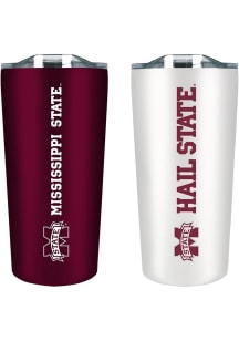Mississippi State Bulldogs Set of 2 18oz Soft Touch Stainless Tumbler