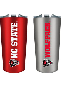 NC State Wolfpack Set of 2 18oz Soft Touch Stainless Tumbler