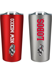 New Mexico Lobos Set of 2 18oz Soft Touch Stainless Tumbler
