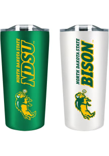 North Dakota State Bison Set of 2 18oz Soft Touch Stainless Tumbler