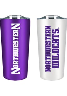 Northwestern Wildcats Set of 2 18oz Soft Touch Stainless Tumbler