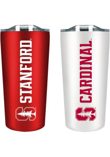 Stanford Cardinal Set of 2 18oz Soft Touch Stainless Tumbler