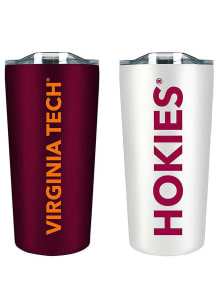 Virginia Tech Hokies Set of 2 18oz Soft Touch Stainless Tumbler