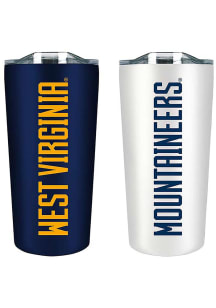 West Virginia Mountaineers Set of 2 18oz Soft Touch Stainless Tumbler
