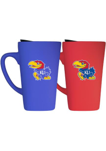 Kansas Jayhawks Set of 2 16oz Soft Touch Mug