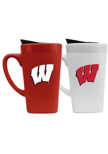 Wisconsin Badgers Set of 2 16oz Soft Touch Mug