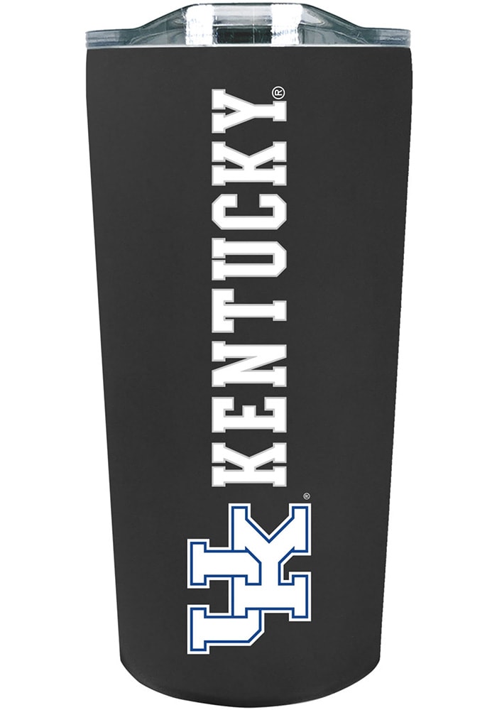 Kentucky Wildcats Team Logo 18oz Soft Touch Stainless Steel Tumbler - Black