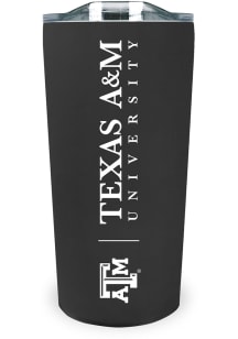 Texas A&amp;M Aggies Team Logo 18oz Soft Touch Stainless Steel Tumbler - Black