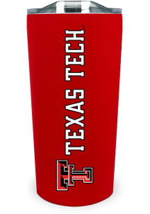 Texas Tech Red Raiders Team Logo 18oz Soft Touch Stainless Steel Tumbler - Red