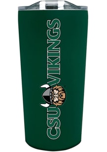 Cleveland State Vikings 18 oz Soft Touch Stainless Steel Tumbler - Green