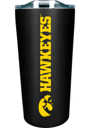 Iowa Hawkeyes 18 oz Soft Touch Stainless Steel Tumbler - Black