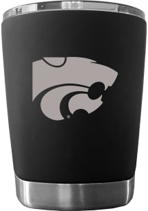 K-State Wildcats 12 oz Low Ball Stainless Steel Tumbler - Black