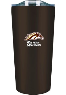 Western Michigan Broncos 18oz Soft Touch Stainless Steel Tumbler - Brown