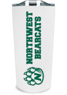 Northwest Missouri State Bearcats Team Logo 18oz Soft Touch Stainless Steel Tumbler - White