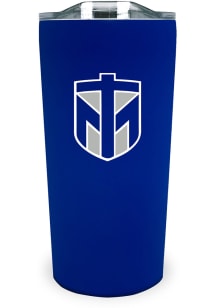 Thomas More Saints Team Logo 18oz Soft Touch Stainless Steel Tumbler - Blue