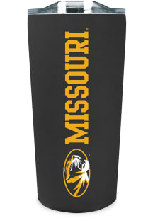 Missouri Tigers Team Logo 18oz Soft Touch Stainless Steel Tumbler - Black