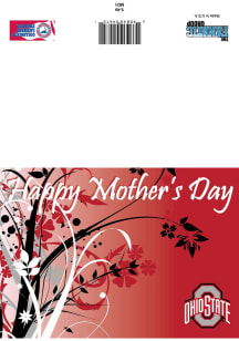 Ohio State Buckeyes Floral Mothers Day Card