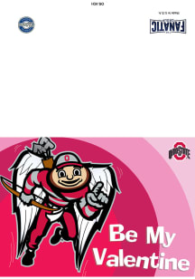 Ohio State Buckeyes Be My Valentine Card
