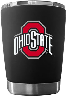 Black Ohio State Buckeyes 12oz Low Ball Stainless Steel Tumbler