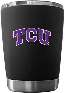 TCU Horned Frogs 12oz Low Ball Stainless Steel Tumbler - Black