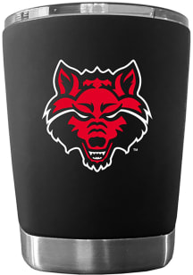 Arkansas State Red Wolves 12oz Low Ball Stainless Steel Tumbler - Black