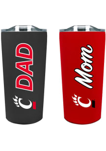 Red Cincinnati Bearcats Mom/Dad 2pk Stainless Steel Tumbler